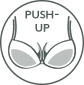 Push-up bra icon